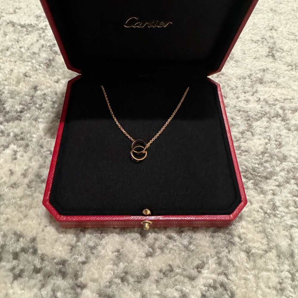 Cartier interlocked love necklace